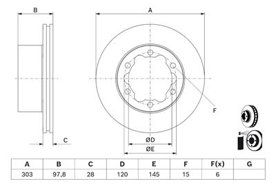 BOSCH 0 986 479 J14 Číslo výrobce: BD3163. EAN: 4047026842289.