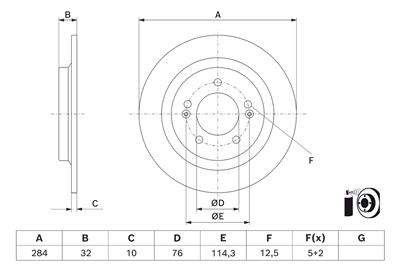 BOSCH 0 986 479 J22 Číslo výrobce: BD3171. EAN: 4047026842364.