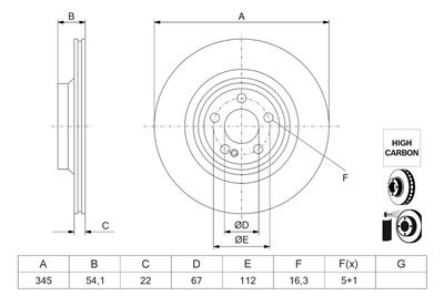 BOSCH 0 986 479 J51 Číslo výrobce: BD3200. EAN: 4047026840094.