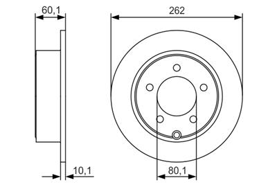 BOSCH 0 986 479 R05 Číslo výrobce: BD1740. EAN: 4047025126991.