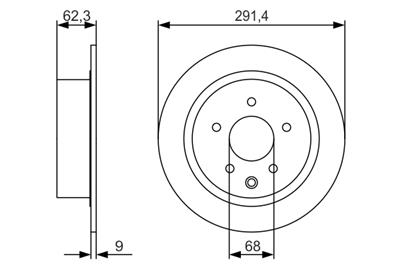 BOSCH 0 986 479 R14 Číslo výrobce: BD1749. EAN: 4047025127011.