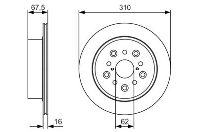 BOSCH 0 986 479 R25 Číslo výrobce: BD1760. EAN: 4047025126885.