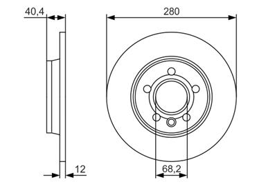 BOSCH 0 986 479 R91 Číslo výrobce: BD1887. EAN: 4047025138185.