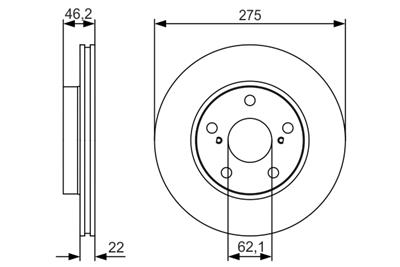 BOSCH 0 986 479 R97 Číslo výrobce: BD1893. EAN: 4047025138239.