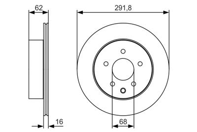 BOSCH 0 986 479 S31 Číslo výrobce: BD1930. EAN: 4047025138574.