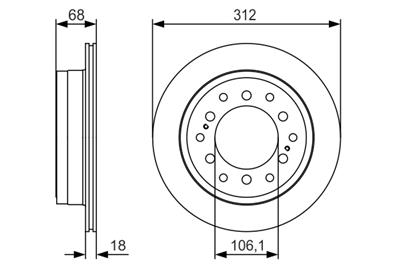 BOSCH 0 986 479 S36 Číslo výrobce: BD1941. EAN: 4047025138611.