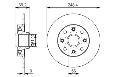 BOSCH 0 986 479 S43 Číslo výrobce: BD1970. EAN: 4047025137935.