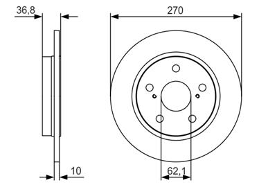 BOSCH 0 986 479 S64 Číslo výrobce: BD1951. EAN: 4047025138802.
