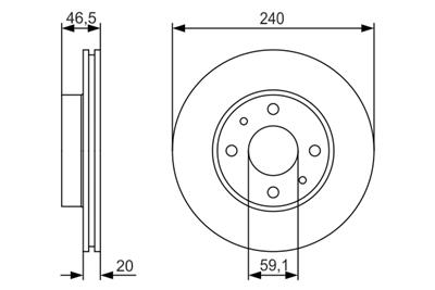 BOSCH 0 986 479 S74 Číslo výrobce: BD1961. EAN: 4047025138888.