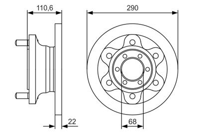 BOSCH 0 986 479 S95 Číslo výrobce: BD1980. EAN: 4047025137973.