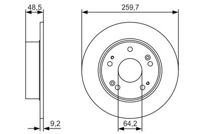 BOSCH 0 986 479 T81 Číslo výrobce: BD2329. EAN: 4047025350624.