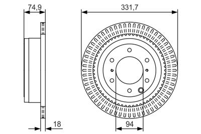BOSCH 0 986 479 T90 Číslo výrobce: BD2356.