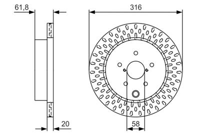 BOSCH 0 986 479 V05 Číslo výrobce: BD2403. EAN: 4047025355971.