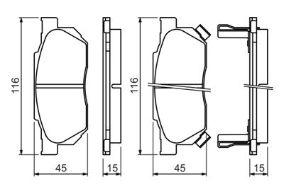 BOSCH 0 986 490 440 Číslo výrobce: BP767. EAN: 3165143660119.