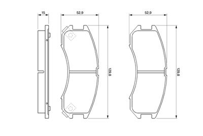 BOSCH 0 986 493 790 Číslo výrobce: BP802. EAN: 3165141801521.