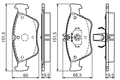 BOSCH 0 986 494 002 Číslo výrobce: BP111. EAN: 4047024090897.