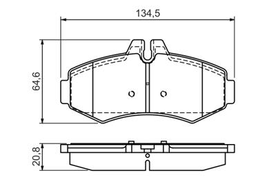 BOSCH 0 986 494 013 Číslo výrobce: BP245. EAN: 4047024089082.