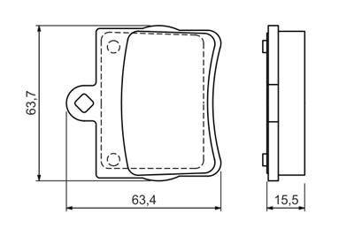 BOSCH 0 986 494 017 Číslo výrobce: BP261. EAN: 4047024090965.