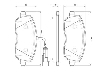 BOSCH 0 986 494 068 Číslo výrobce: BP978. EAN: 4047024130227.