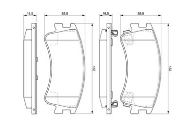 BOSCH 0 986 494 079 Číslo výrobce: BP989. EAN: 4047024130289.