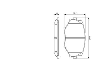BOSCH 0 986 494 080 Číslo výrobce: BP2726. EAN: 4047024119970.