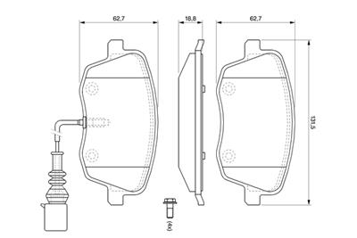 BOSCH 0 986 494 105 Číslo výrobce: BP1015. EAN: 4047024130159.