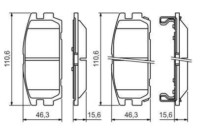 BOSCH 0 986 494 137 Číslo výrobce: BP1048. EAN: 4047024304468.