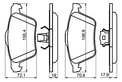 BOSCH 0 986 494 158 Číslo výrobce: BP1069. EAN: 4047024320963.