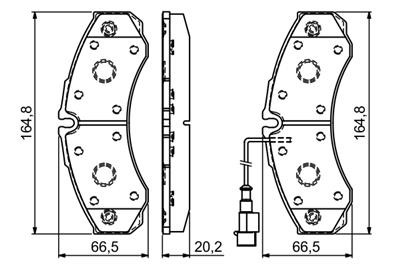 BOSCH 0 986 494 239 Číslo výrobce: BP1117. EAN: 4047024561786.