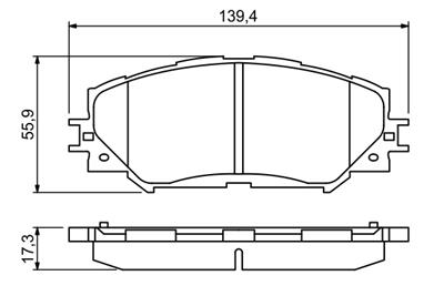 BOSCH 0 986 494 240 Číslo výrobce: BP1303. EAN: 4047024561793.