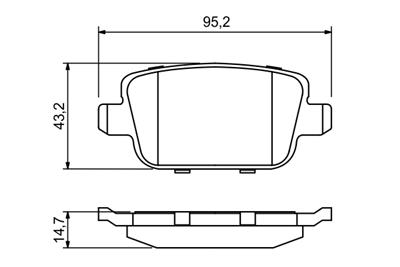 BOSCH 0 986 494 247 Číslo výrobce: BP1119. EAN: 4047024561861.