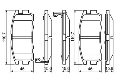 BOSCH 0 986 494 251 Číslo výrobce: BP1123. EAN: 4047024561908.