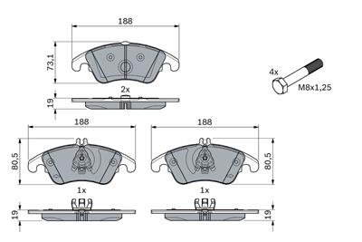 BOSCH 0 986 494 263 Číslo výrobce: BP1175. EAN: 4047024666771.