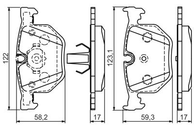 BOSCH 0 986 494 286 Číslo výrobce: BP1198. EAN: 4047024666863.