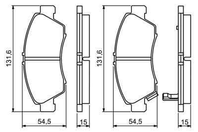 BOSCH 0 986 494 299 Číslo výrobce: BP1234. EAN: 4047024684362.