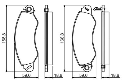 BOSCH 0 986 494 300 Číslo výrobce: BP1236. EAN: 4047024684379.