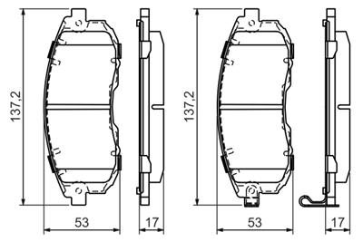 BOSCH 0 986 494 337 Číslo výrobce: BP1227. EAN: 4047024646360.