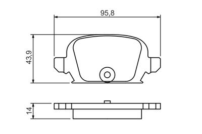 BOSCH 0 986 494 340 Číslo výrobce: BP1247. EAN: 4047024733572.