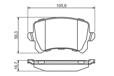 BOSCH 0 986 494 344 Číslo výrobce: BP1252. EAN: 4047024734180.
