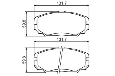 BOSCH 0 986 494 374 Číslo výrobce: BP1282. EAN: 4047024737280.