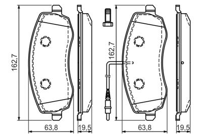 BOSCH 0 986 494 385 Číslo výrobce: BP1293. EAN: 4047024784758.