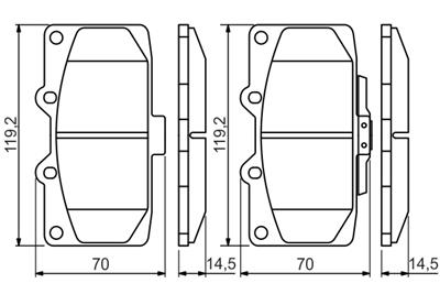 BOSCH 0 986 494 398 Číslo výrobce: BP1321. EAN: 4047024792098.