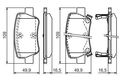 BOSCH 0 986 494 403 Číslo výrobce: BP1327. EAN: 4047024887701.