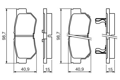 BOSCH 0 986 494 417 Číslo výrobce: BP1339. EAN: 4047024821460.