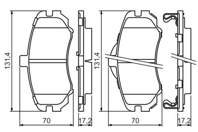 BOSCH 0 986 494 426 Číslo výrobce: BP1348. EAN: 4047024821538.