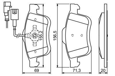 BOSCH 0 986 494 453 Číslo výrobce: BP1376. EAN: 4047024814042.