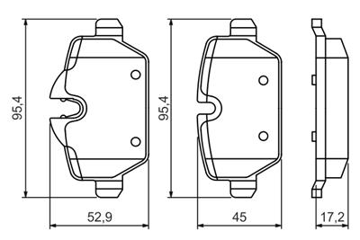 BOSCH 0 986 494 461 Číslo výrobce: BP1382. EAN: 4047024909496.