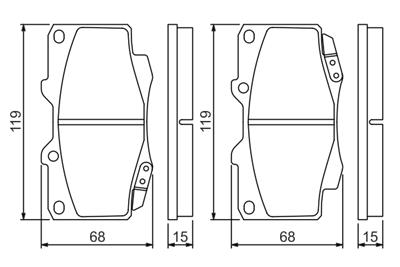 BOSCH 0 986 494 497 Číslo výrobce: BP1416. EAN: 4047024907607.