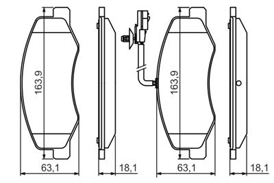BOSCH 0 986 494 499 Číslo výrobce: BP1418. EAN: 4047024907560.