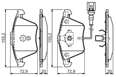 BOSCH 0 986 494 550 Číslo výrobce: BP1471. EAN: 4047025290975.